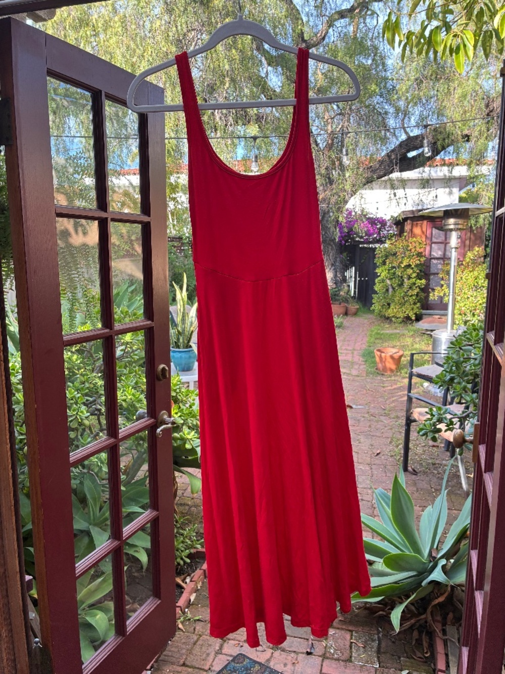 Red comfy dress